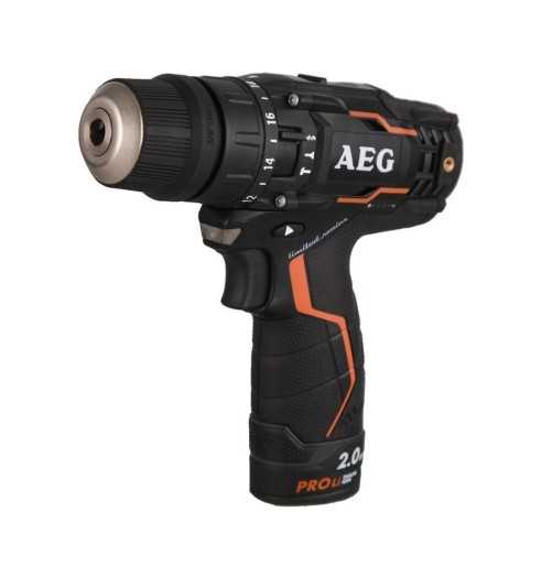 پیچ گوشتی چکشی شارژی آاگ مدل BSB12C2LELI