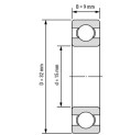 بلبرینگ کامل سرامیکی شیارعمیق CE6002-Si3N4-PEEK open 15x32x9 mm بلبرینگ کامل سرامیکی شیارعمیق CE6002-Si3N4-PEEK open 15x32x9 mm